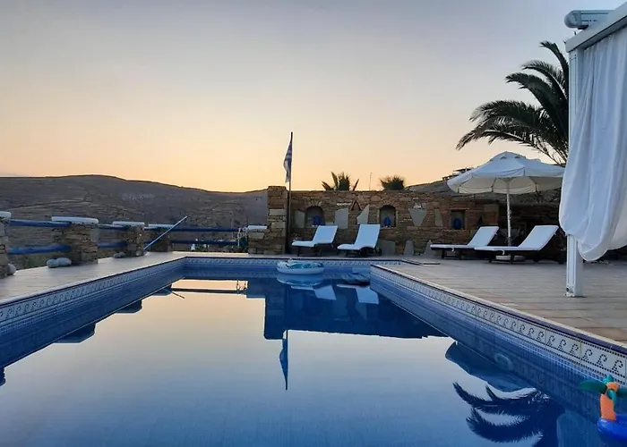 Cycladic House Krios With A Pool And 2min From The Casa de Férias *