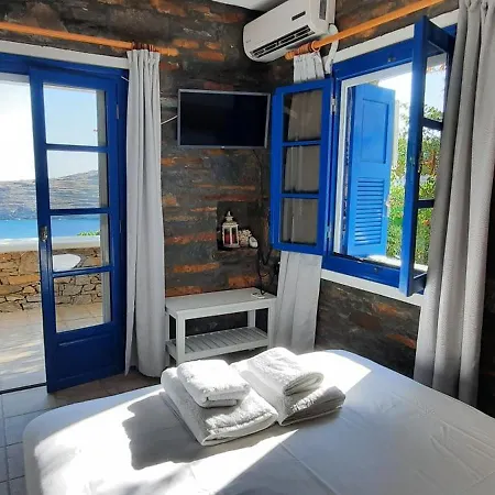 別荘 Cycladic House Krios With A Pool And 2min From The *